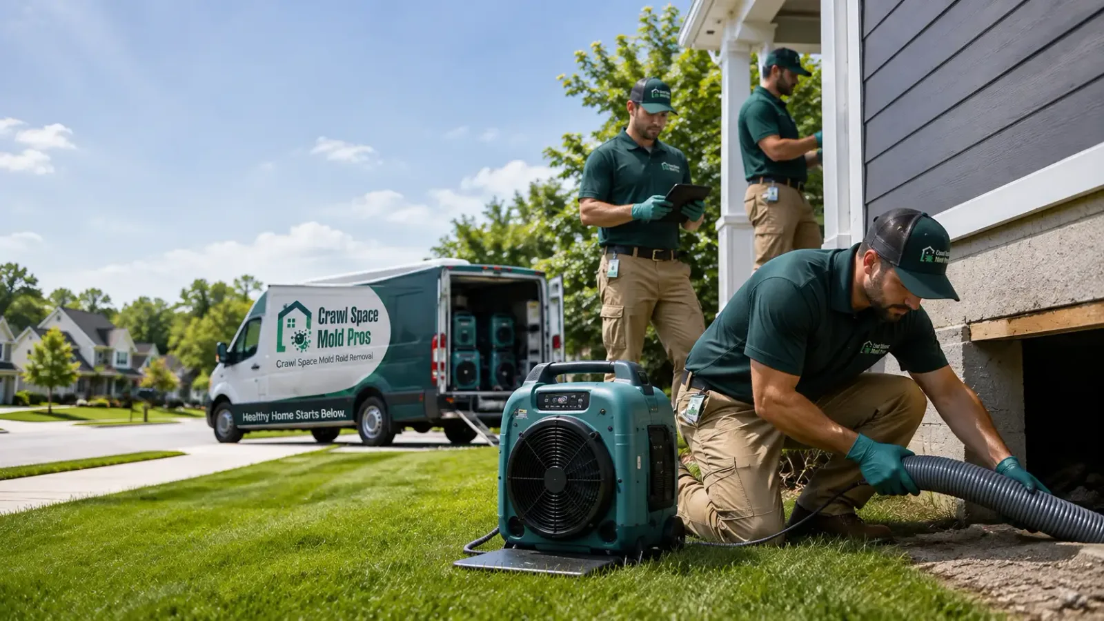 Crawl Space Mold Removal in Merrillan, WI